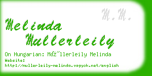 melinda mullerleily business card